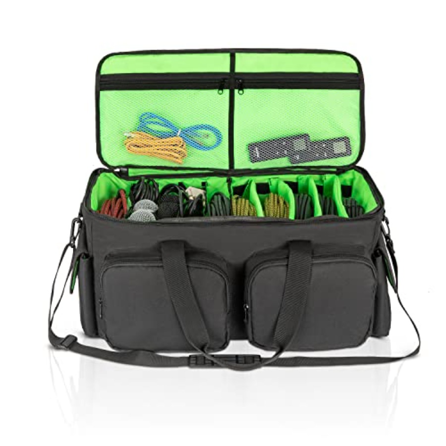Audio Music File - DJ Cable File Bag Detachable Padded