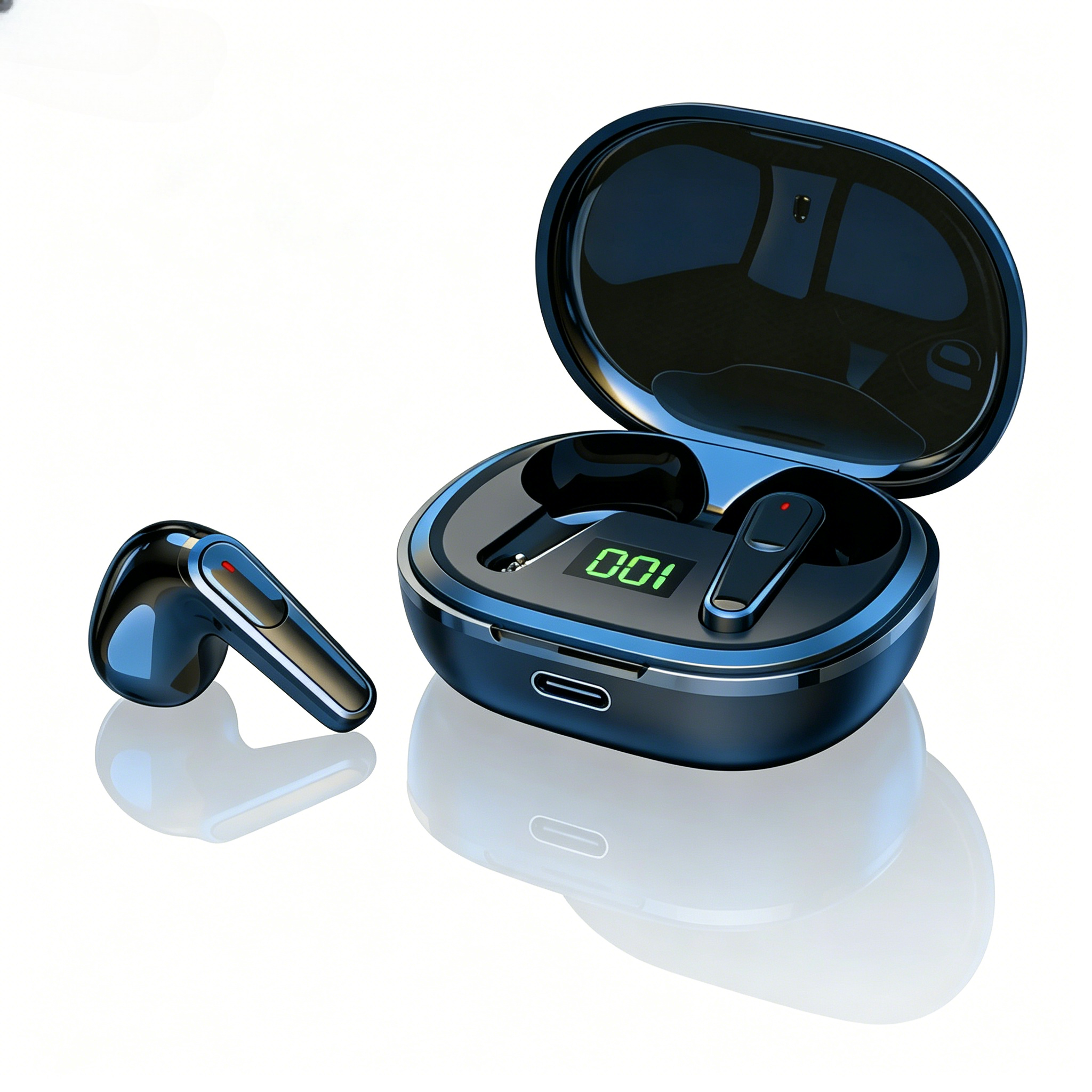 Contact Pickup Mic - Noise Reducing TWS Bluetooth Earbuds Ergonomic
