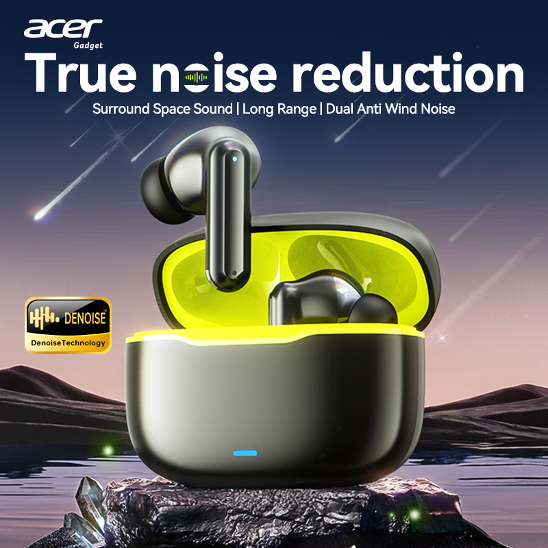 Contact Pickup Mic - Acer In-Ear Wireless Bluetooth Headphones with
