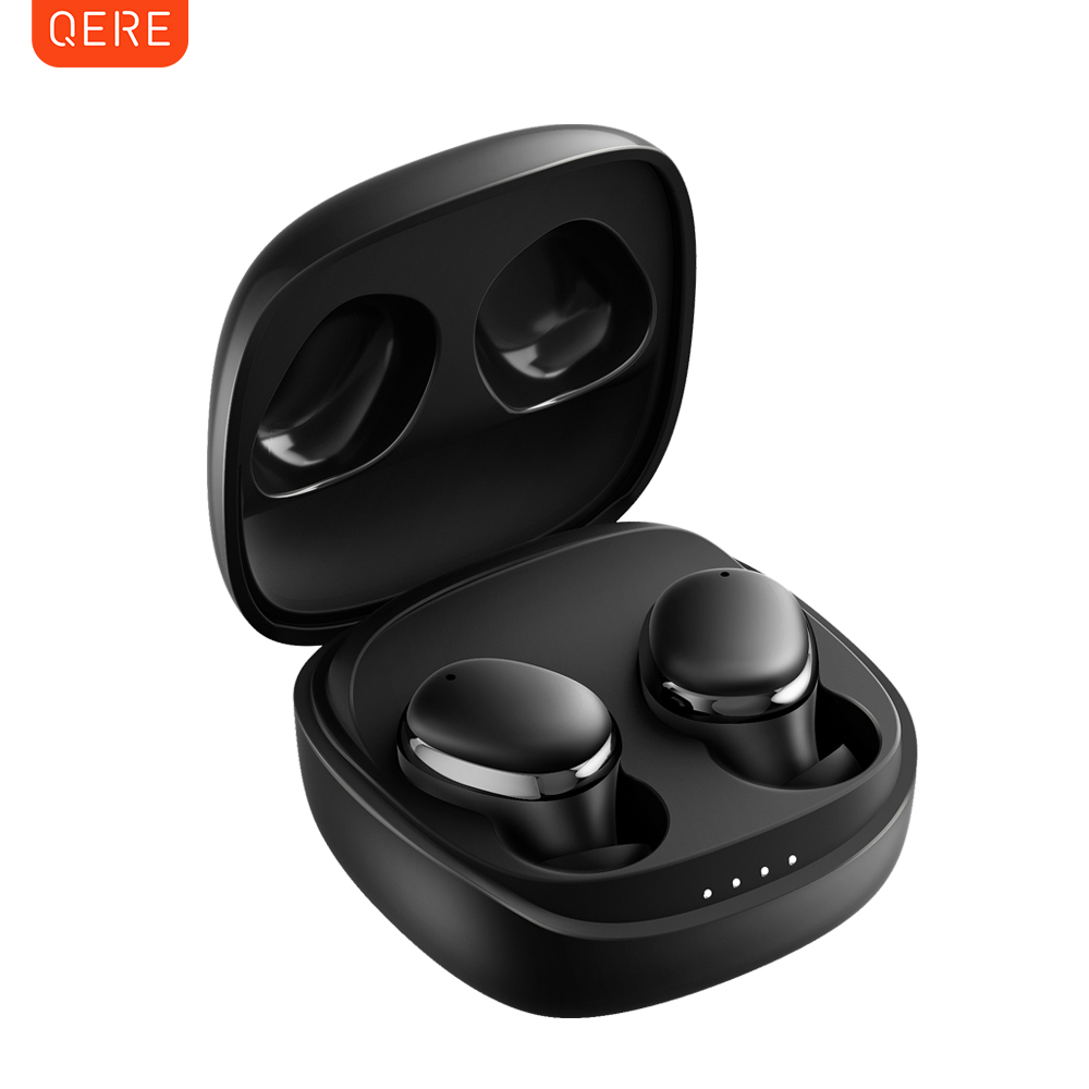 Contact Pickup Mic - Wireless Headphones,QERE E30,NEW TWS Bluetooth 5.3,HD