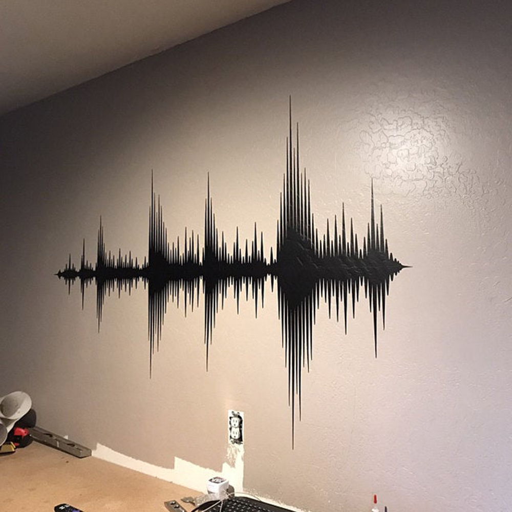 Audio Wave Wall Decal Sound Wa - Audio Music Remover Free reseña y precio