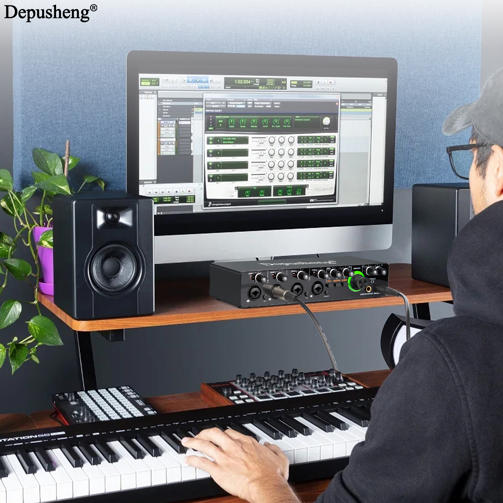 Depusheng Audio Interface RX4  - Audio Music Live reseña y precio