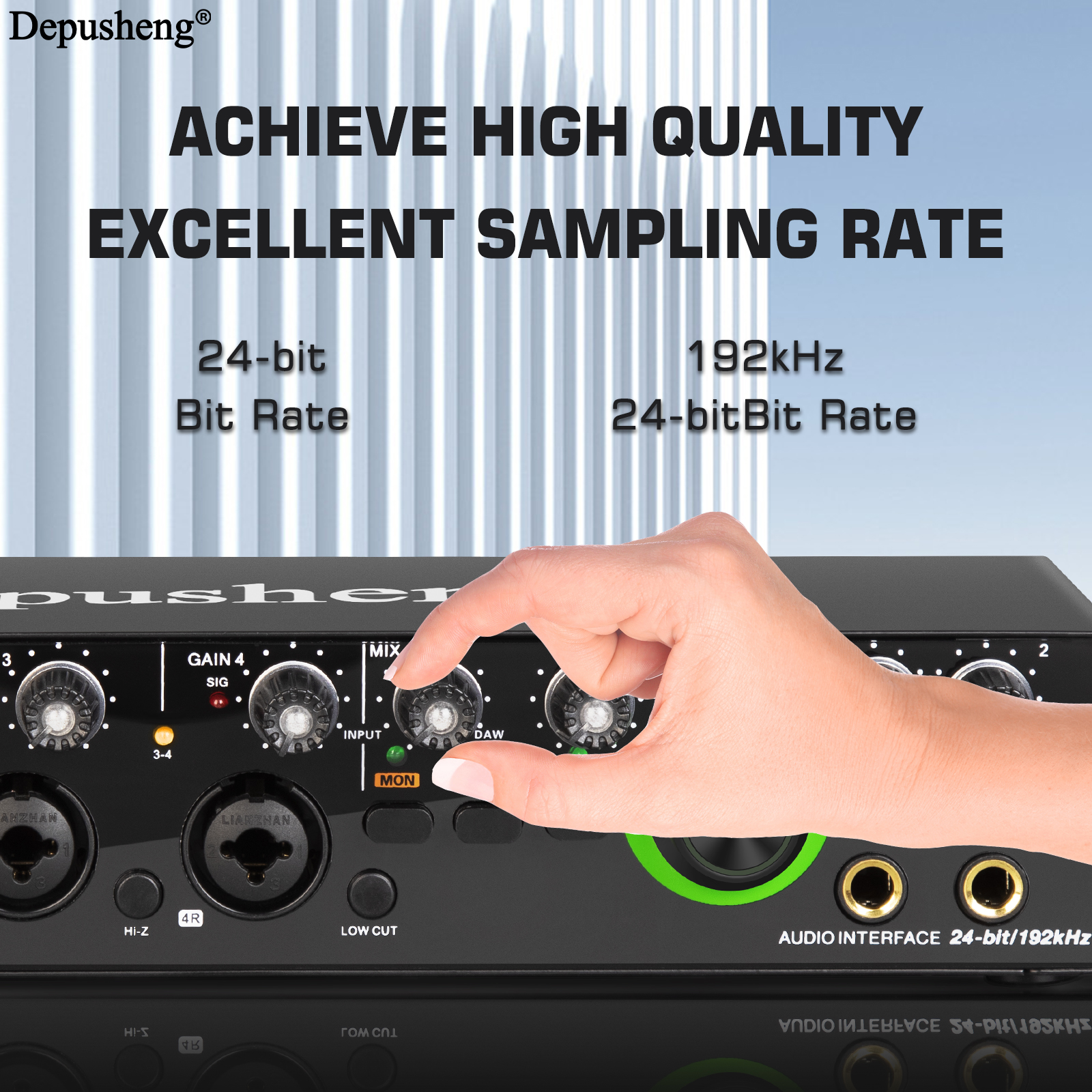 Depusheng Audio Interface RX4  - Audio Music Live reseña y precio