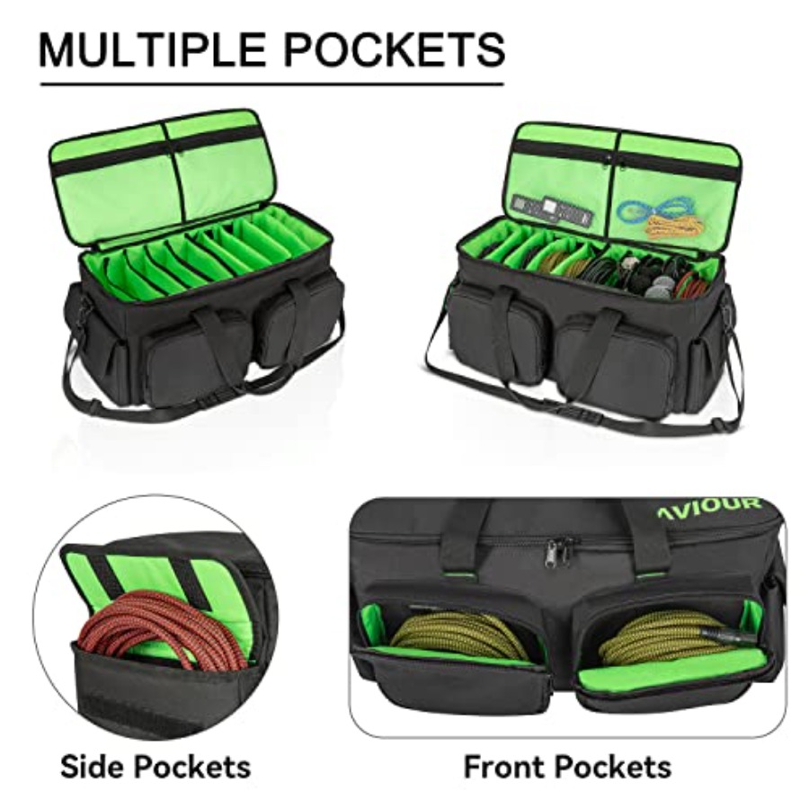 SAVIOUR DJ Cable File Bag, Det - Audio Music File reseña y precio