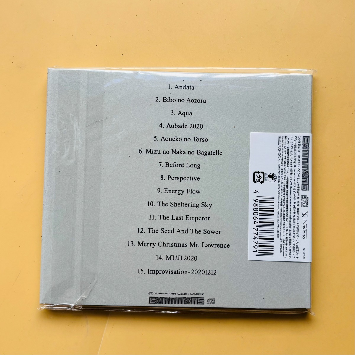Ryuichi Sakamoto Playing The P - Audio Music Cd reseña y precio