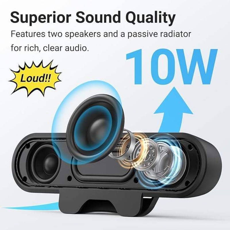 Portable Clip-on USB Soundbar  - Audio Music Free Online reseña y precio