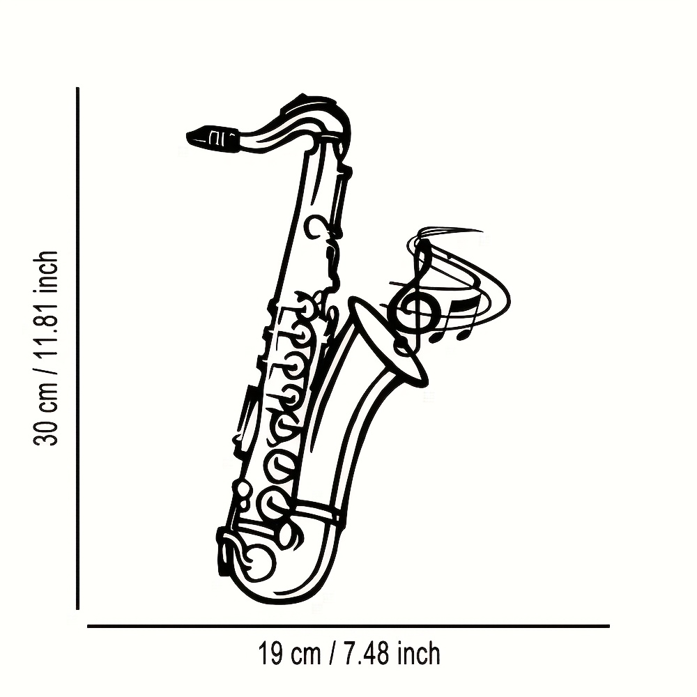 Metal Wall Art Saxophone Decor - Audio Music Live reseña y precio