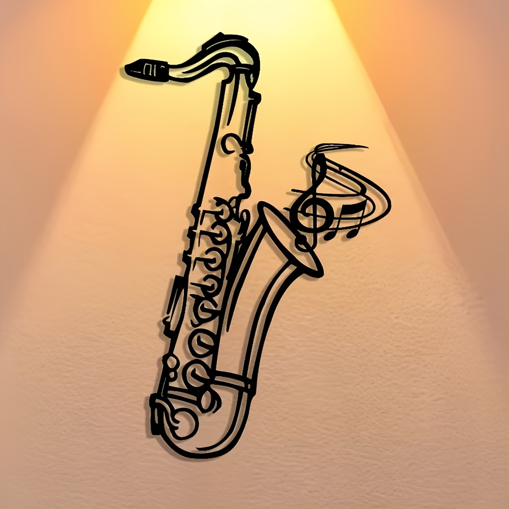 Metal Wall Art Saxophone Decor - Audio Music Live reseña y precio