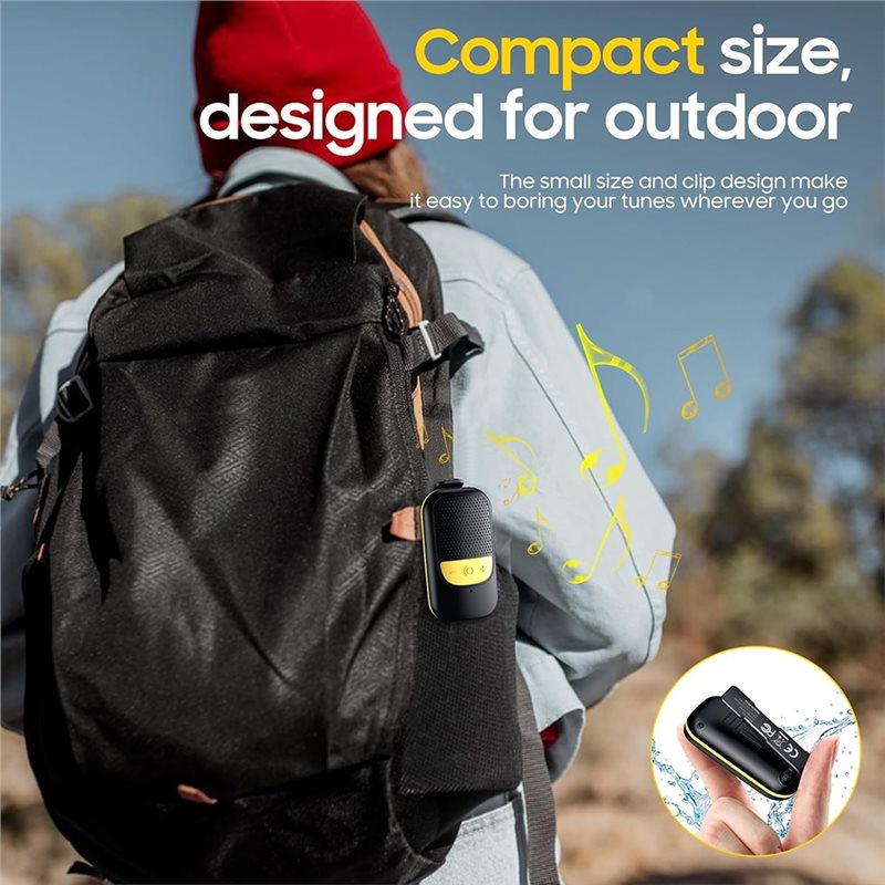 B68C Clip-On Portable Bluetoot - Audio Music Free Online reseña y precio