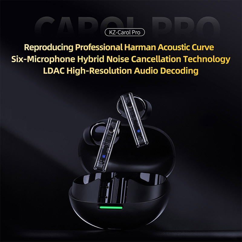 KZ Carol Pro TWS Bluetooth 5.4 - Contact Pickup Mic reseña y precio