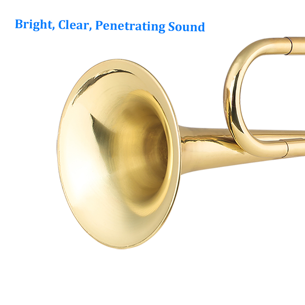 Brass C Bugle Call Gold-Plated - Trombone Mouthpiece reseña y precio