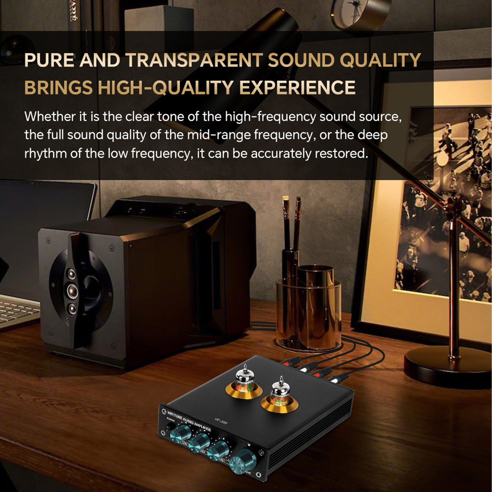 Audio HiFi Vacuum Tube 3-Band  - Mp3 Audio Music Youtube reseña y precio