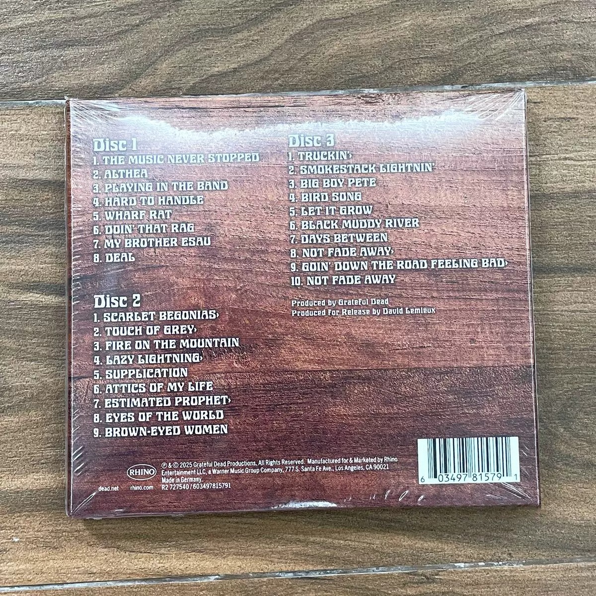 Grateful Dead The Music Never  - Audio Music Live reseña y precio