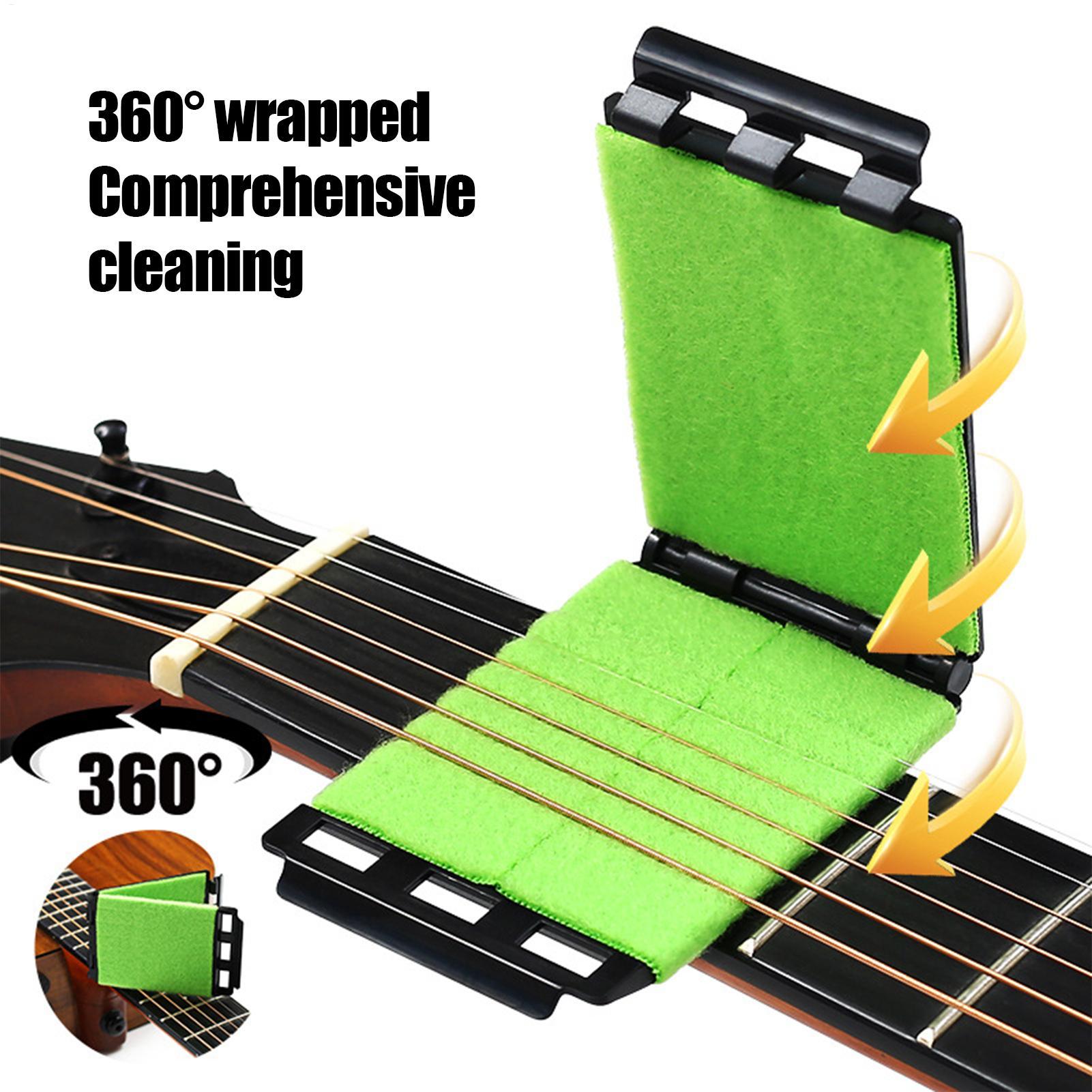 Guitar String Cleaner Cloth Gu - Audio Music Cleaner reseña y precio