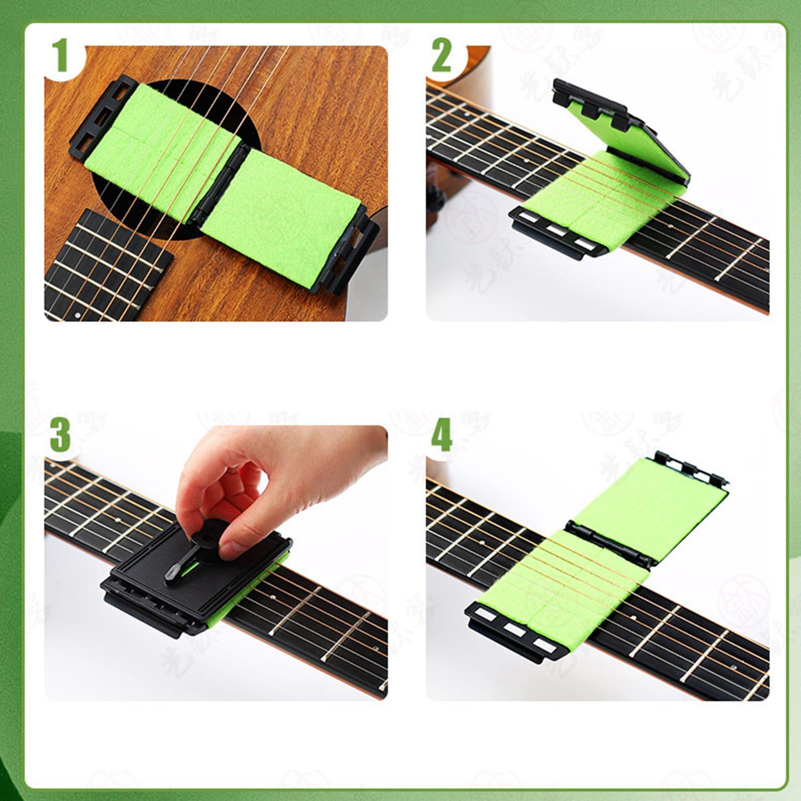 Guitar String Cleaner Cloth Gu - Audio Music Cleaner reseña y precio