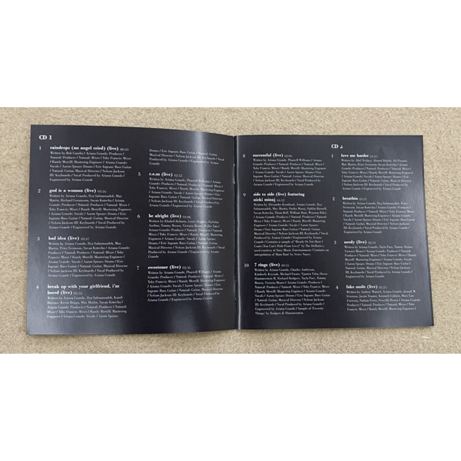 Rare Sealed Ariana Grande K By - Audio Music Live reseña y precio
