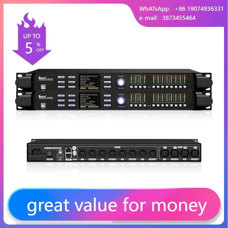 Hot Sell 4inx8out DSP Speaker  - Audio Music Software reseña y precio