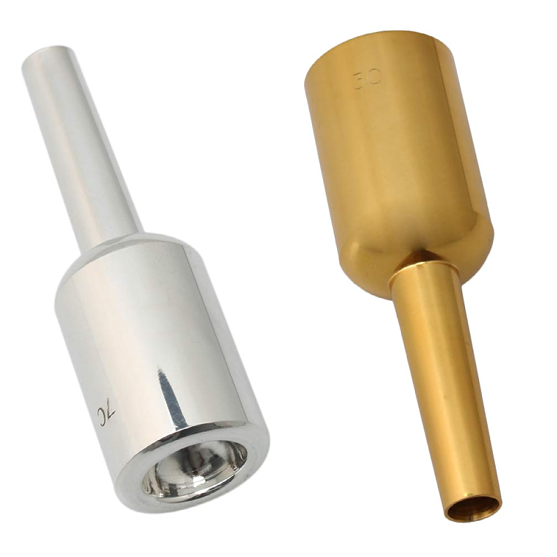 Silver /Gold Brass Trumpet Mou - Trombone Mouthpiece reseña y precio