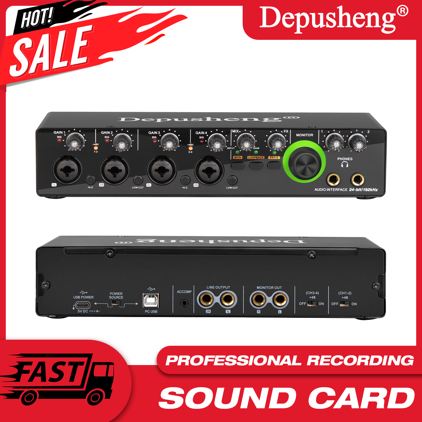 Newest 4 Channel Audio Sound C - Audio Music Live reseña y precio