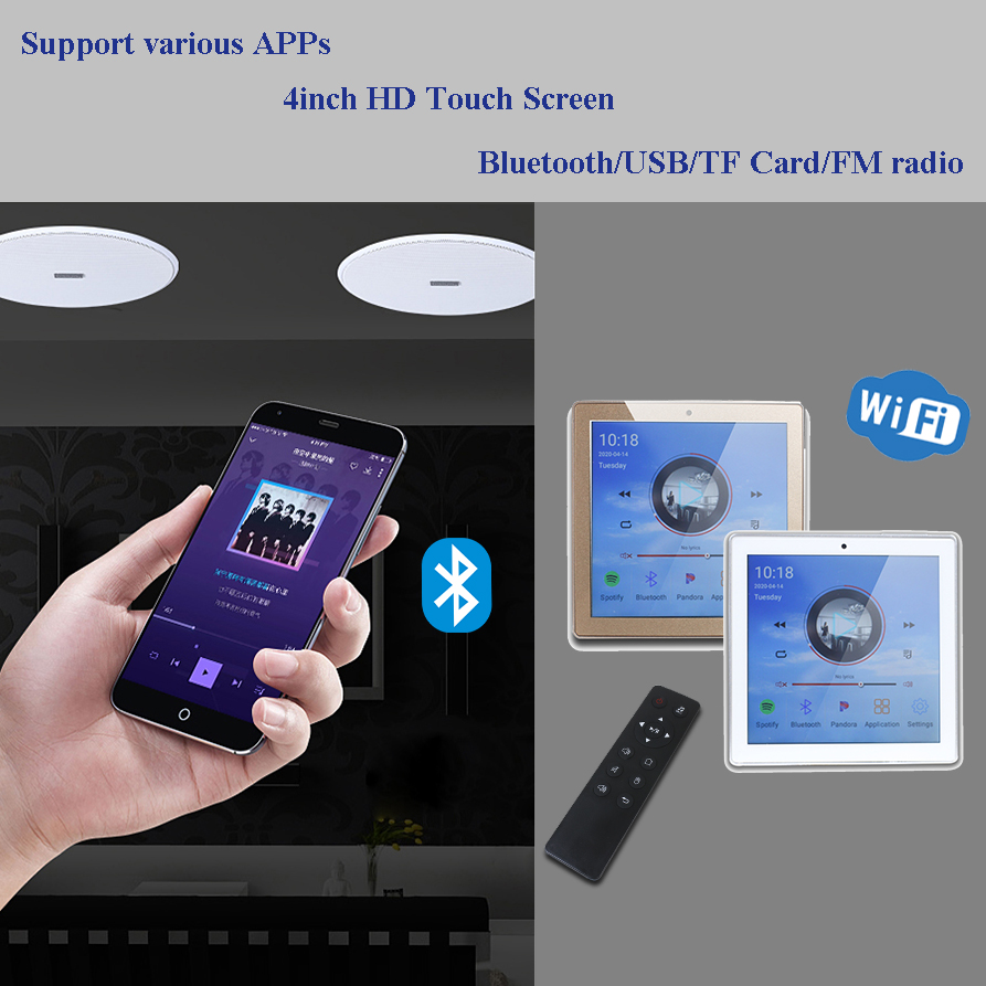 Android WiFi Bluetooth In Wall - Audio Music Free Online reseña y precio