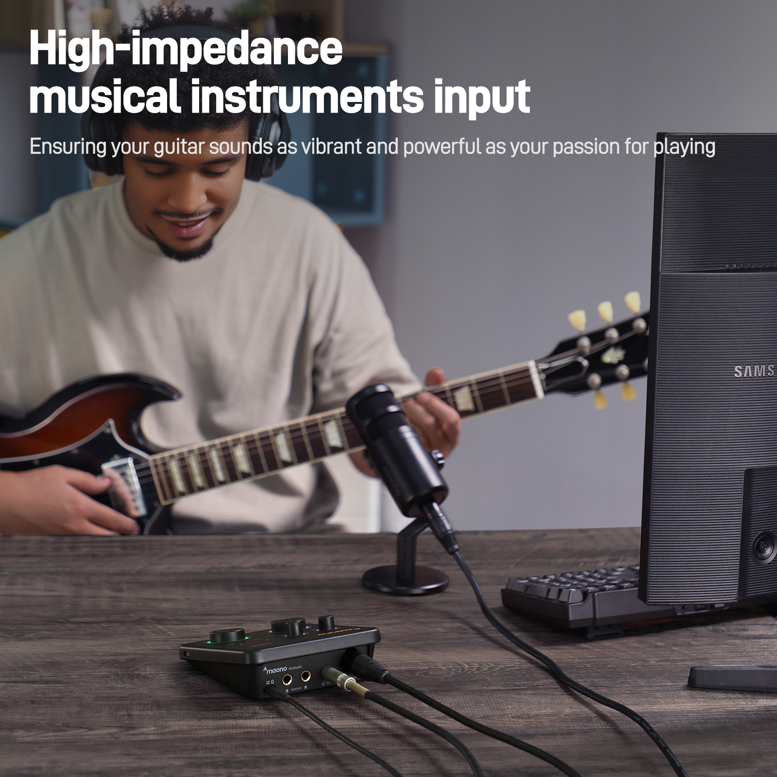MAONO PS22 Lite USB Audio Inte - Audio Music Software reseña y precio
