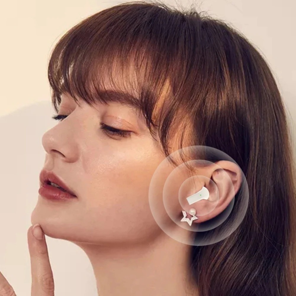 Luxury Leather Wireless Earpho - Contact Pickup Mic reseña y precio