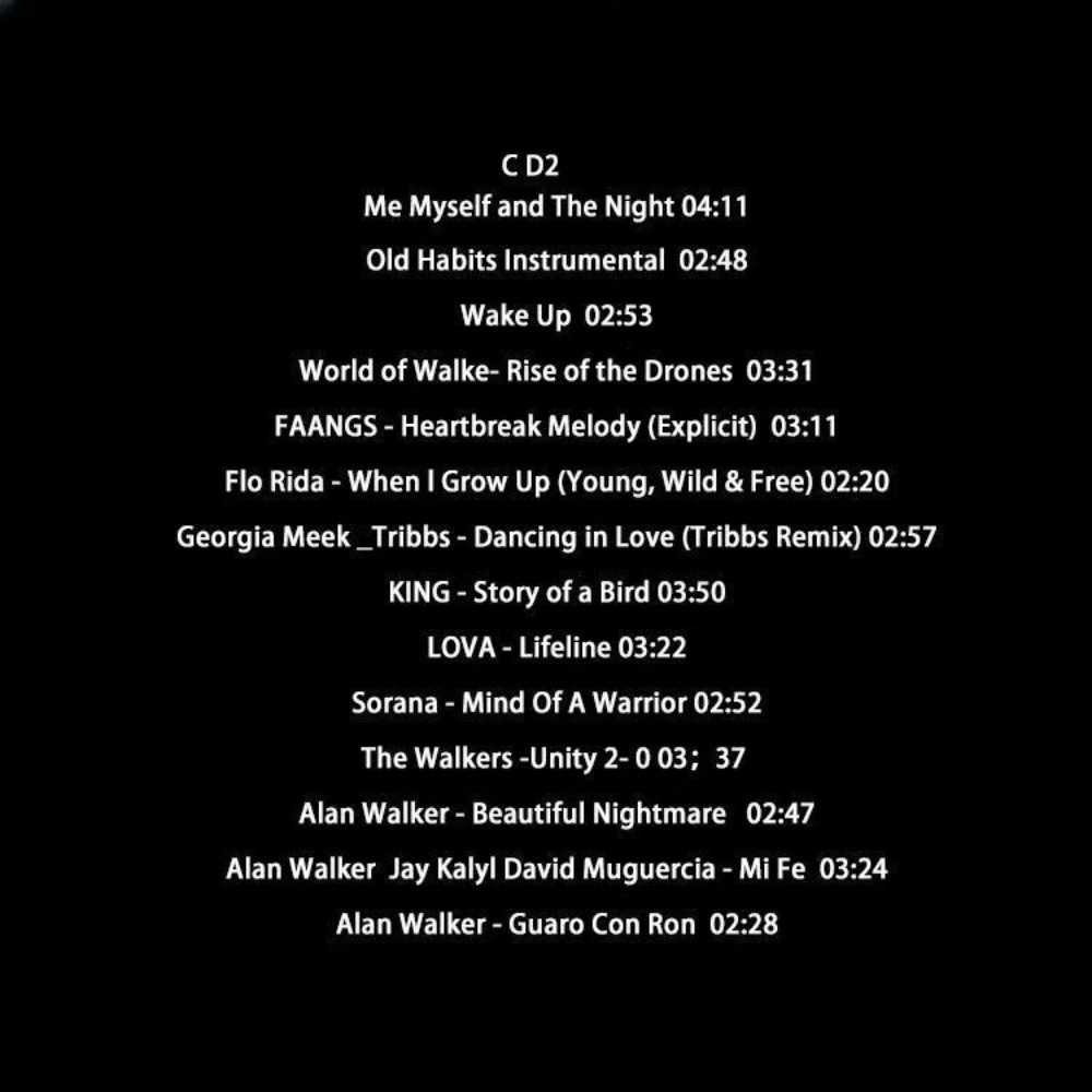 Alan Walker EDM Compilation CD - Audio Music Cd reseña y precio