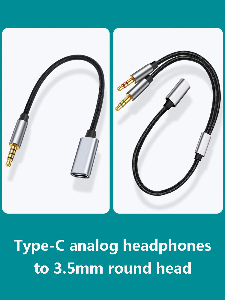 3.5mm Male to Type-C Aux Audio - Contact Pickup Mic reseña y precio