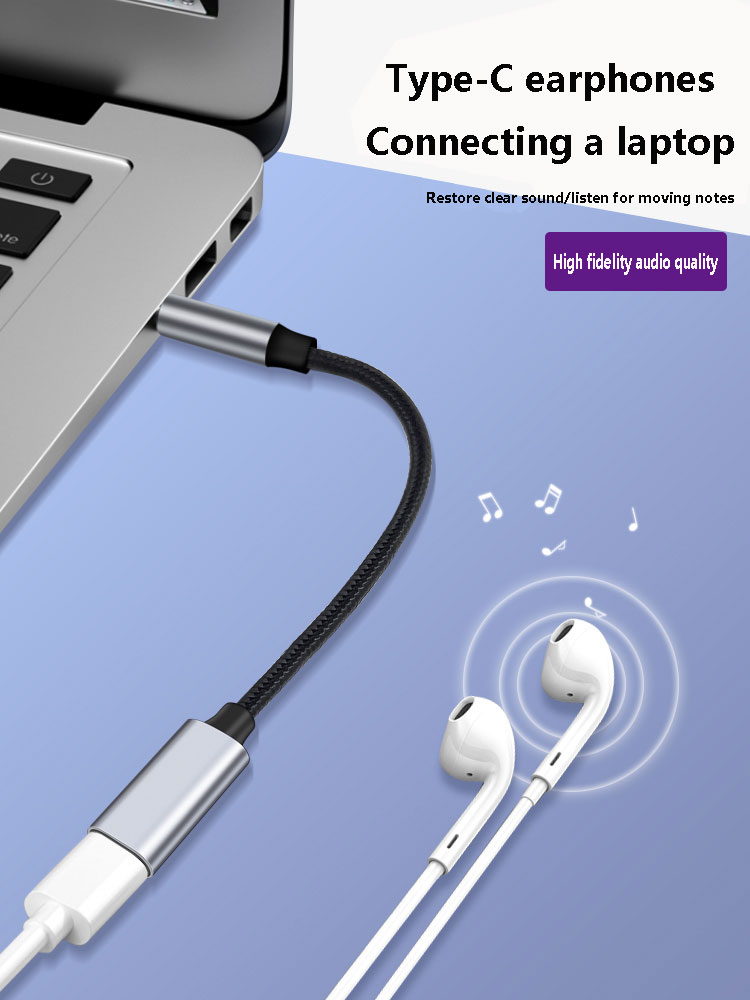3.5mm Male to Type-C Aux Audio - Contact Pickup Mic reseña y precio