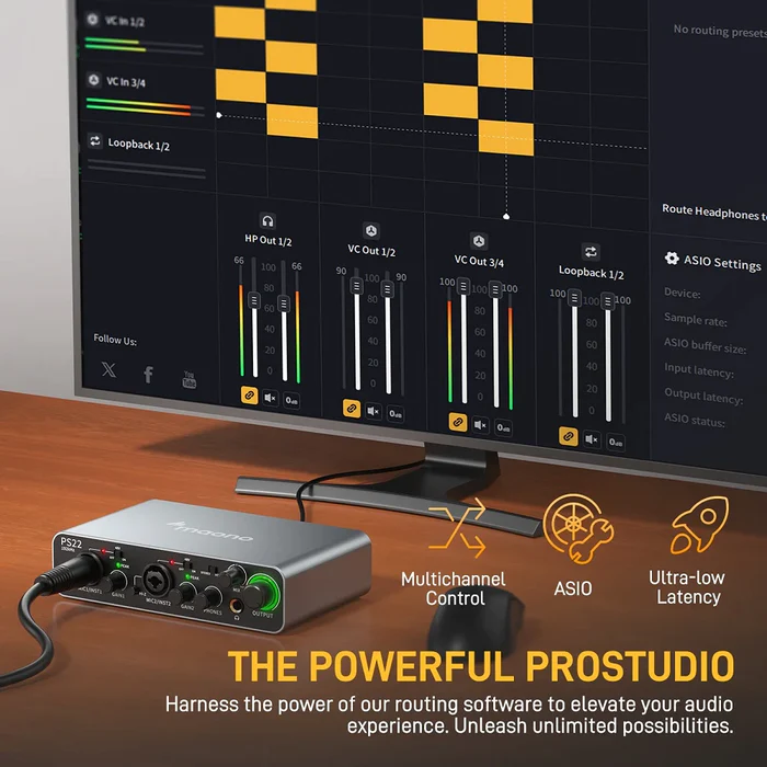 MAONO PS22 Professional Audio  - Audio Music Software reseña y precio