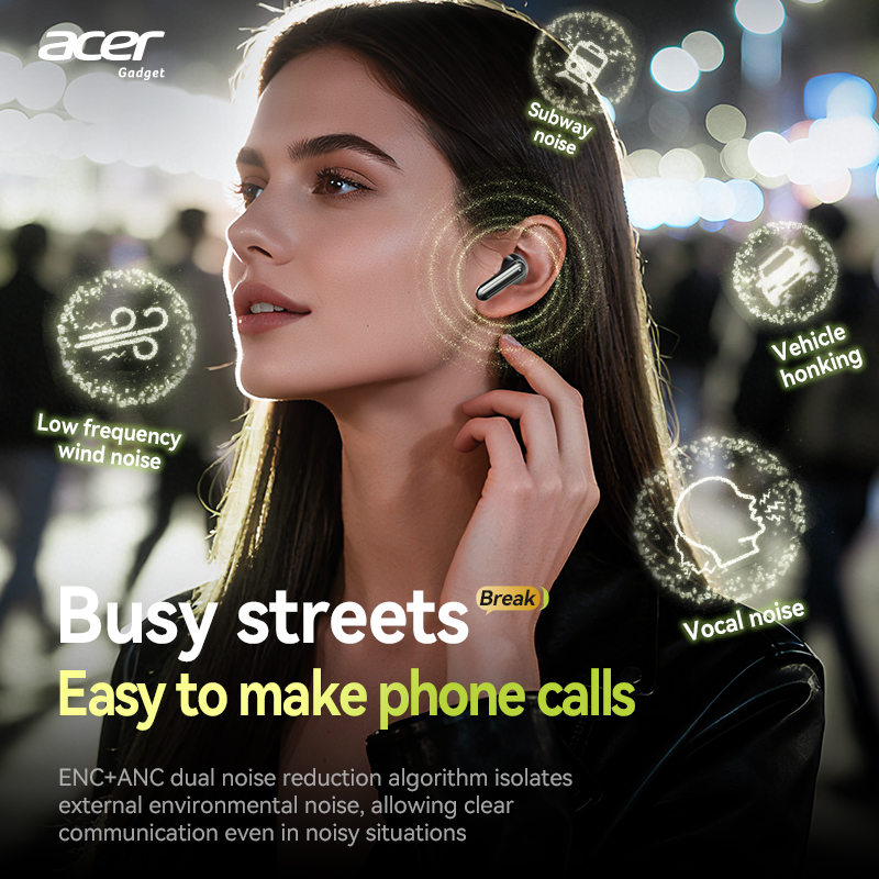 Acer In-Ear Wireless Bluetooth - Contact Pickup Mic reseña y precio