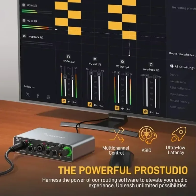 In stock MAONO PS22 Profession - Audio Music Software reseña y precio