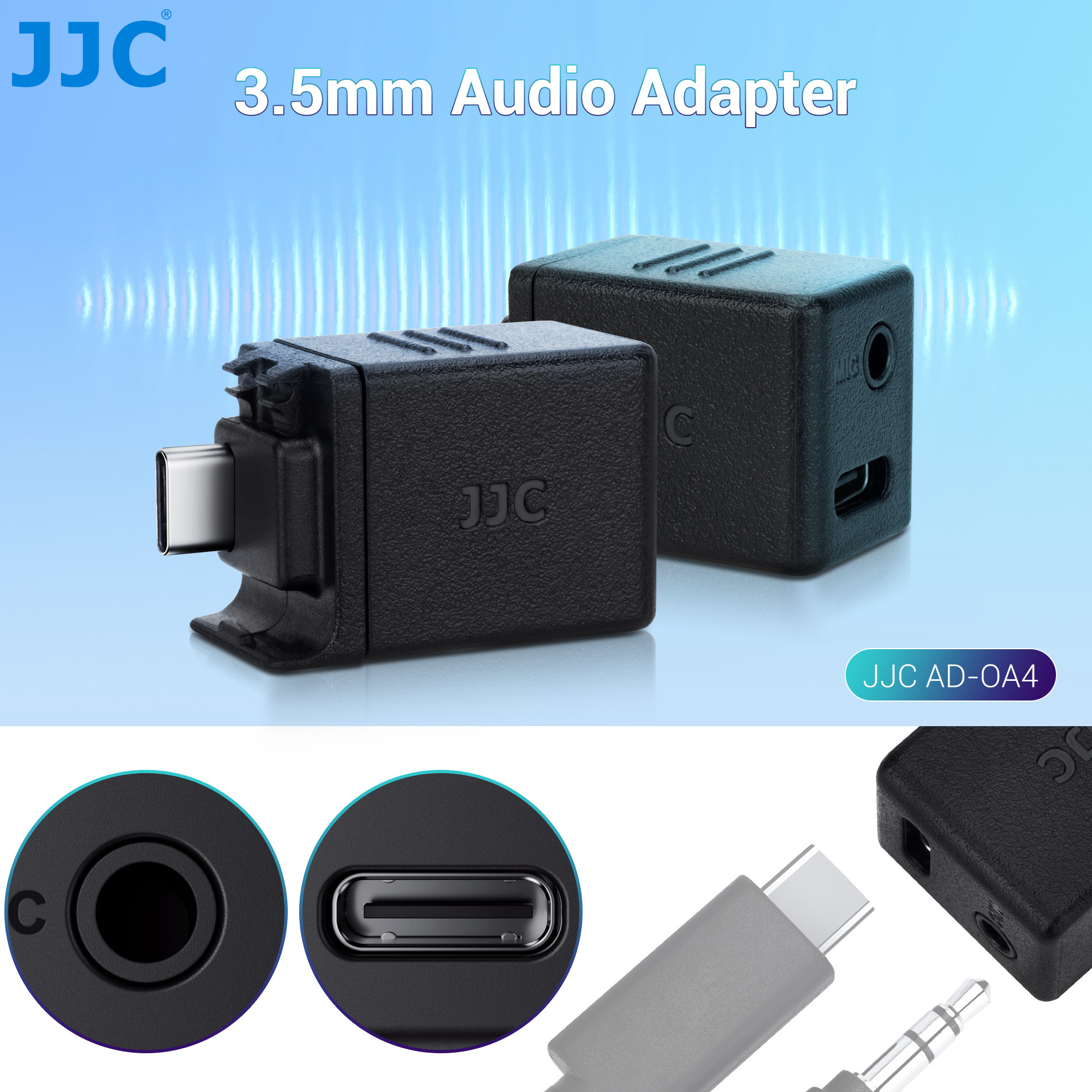 JJC 3.5mm Audio Adapter for DJ - Contact Pickup Mic reseña y precio
