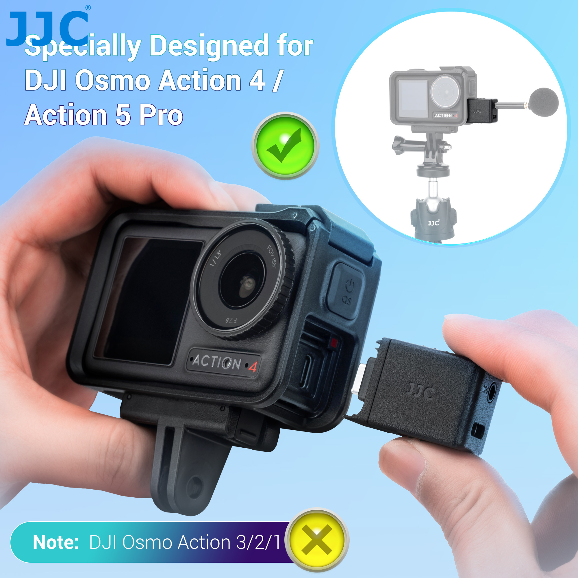 JJC 3.5mm Audio Adapter for DJ - Contact Pickup Mic reseña y precio