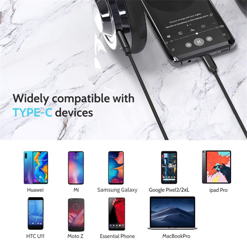 Usb Type C To 3.5mm Aux Audio  - Contact Pickup Mic reseña y precio