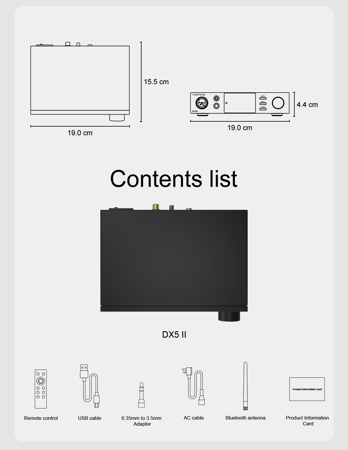 Topping DX5II DX5 II Digital M - Audio To Music Generator reseña y precio