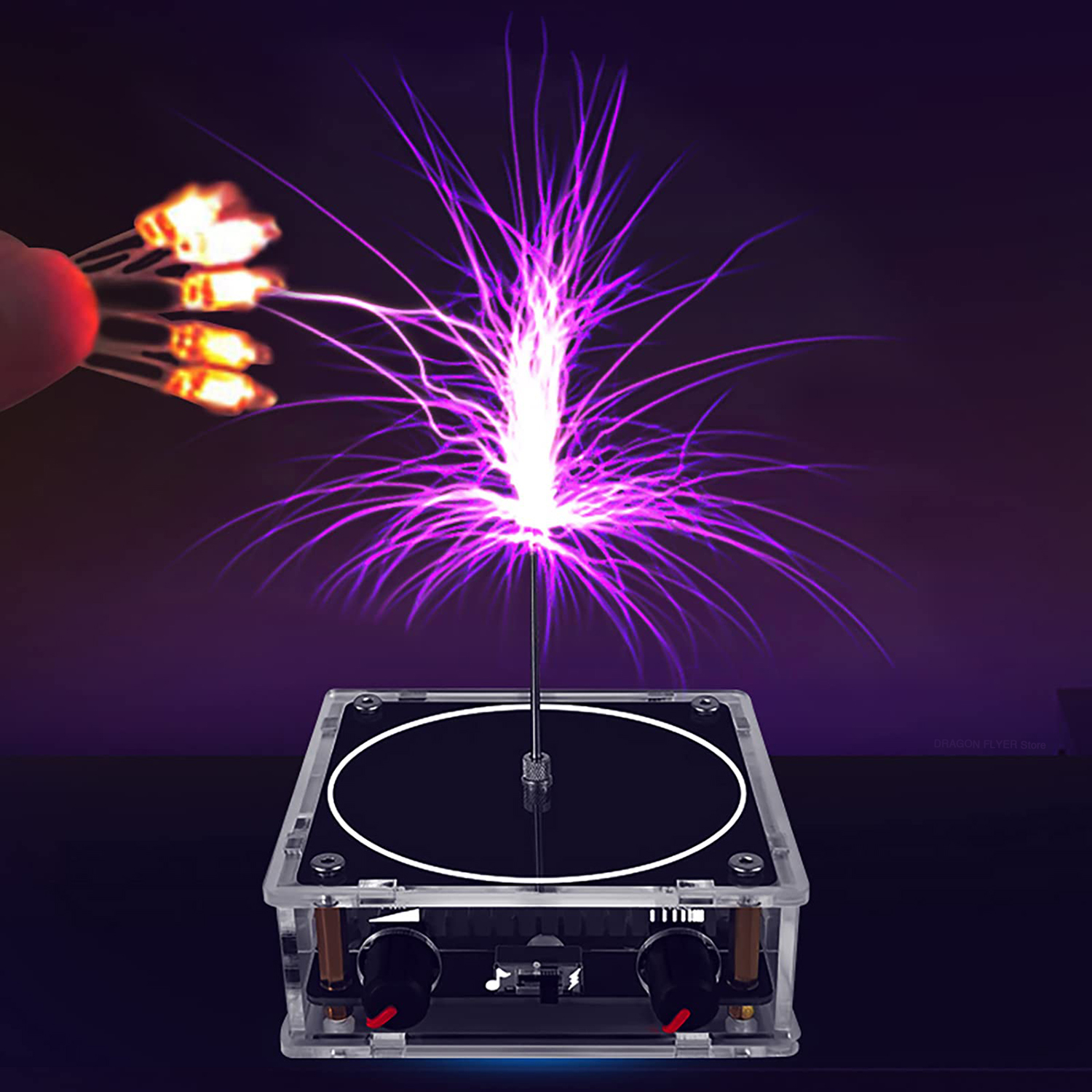 Music Tesla Coil Bluetooth/AUX - Audio To Music Generator reseña y precio