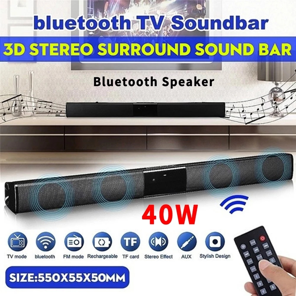 40W Bluetooth Speaker column H - Audio Music Center reseña y precio